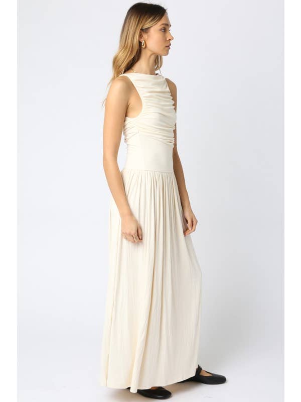 Leni Drape Maxi Dress