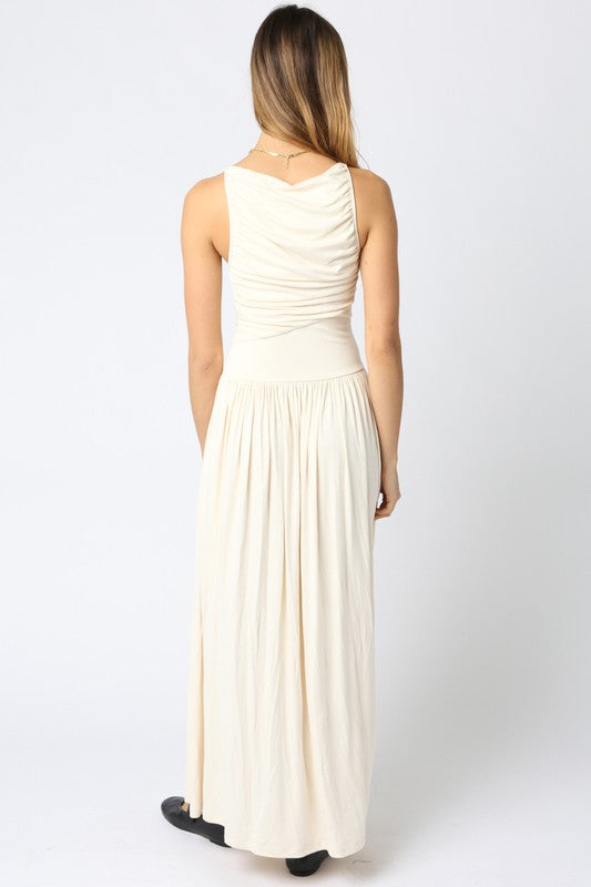 Leni Drape Maxi Dress
