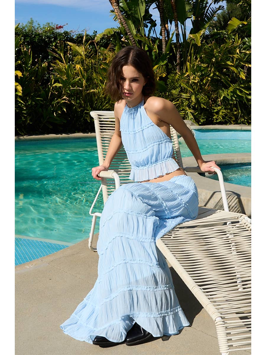 Open Top & Maxi Skirt Set