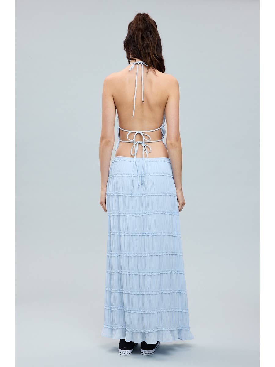 Open Top & Maxi Skirt Set