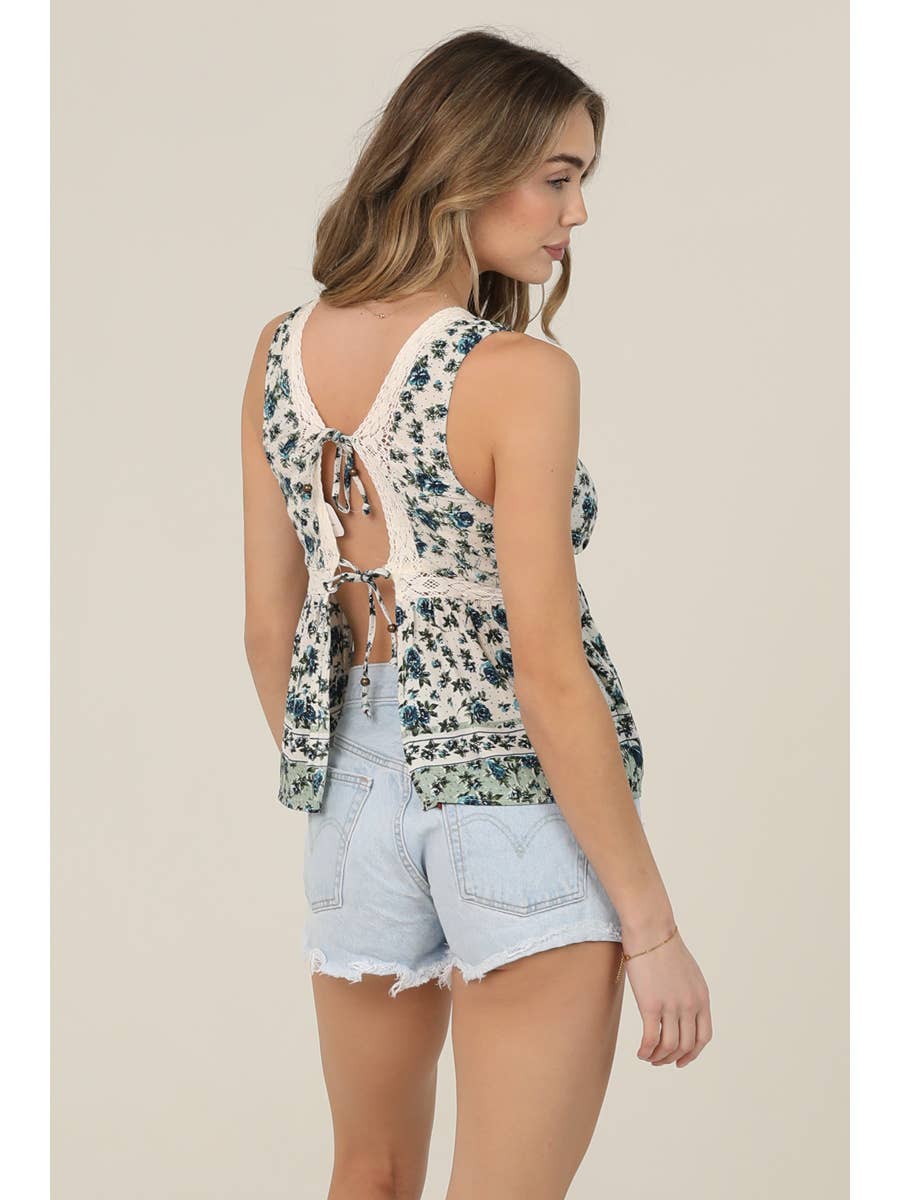 V-Neck Floral Top