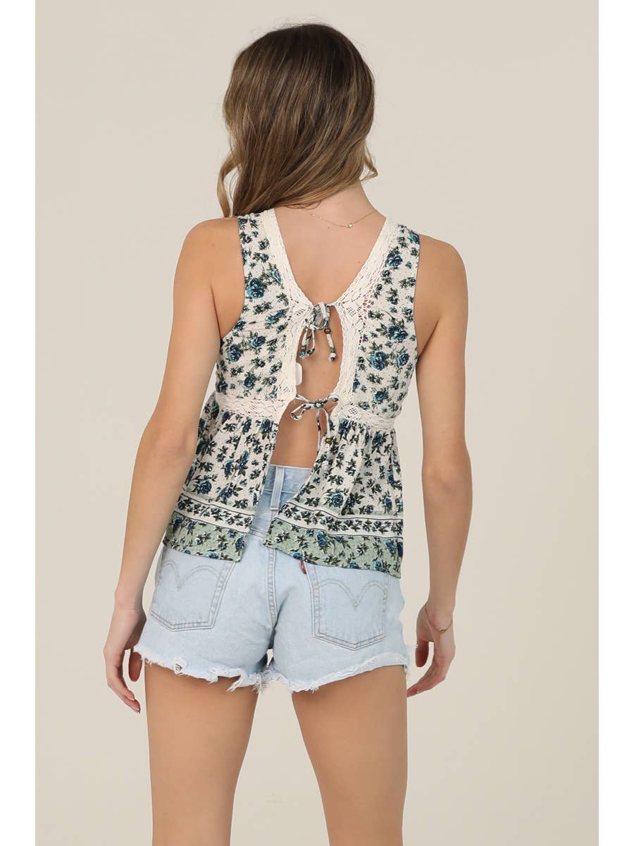 V-Neck Floral Top