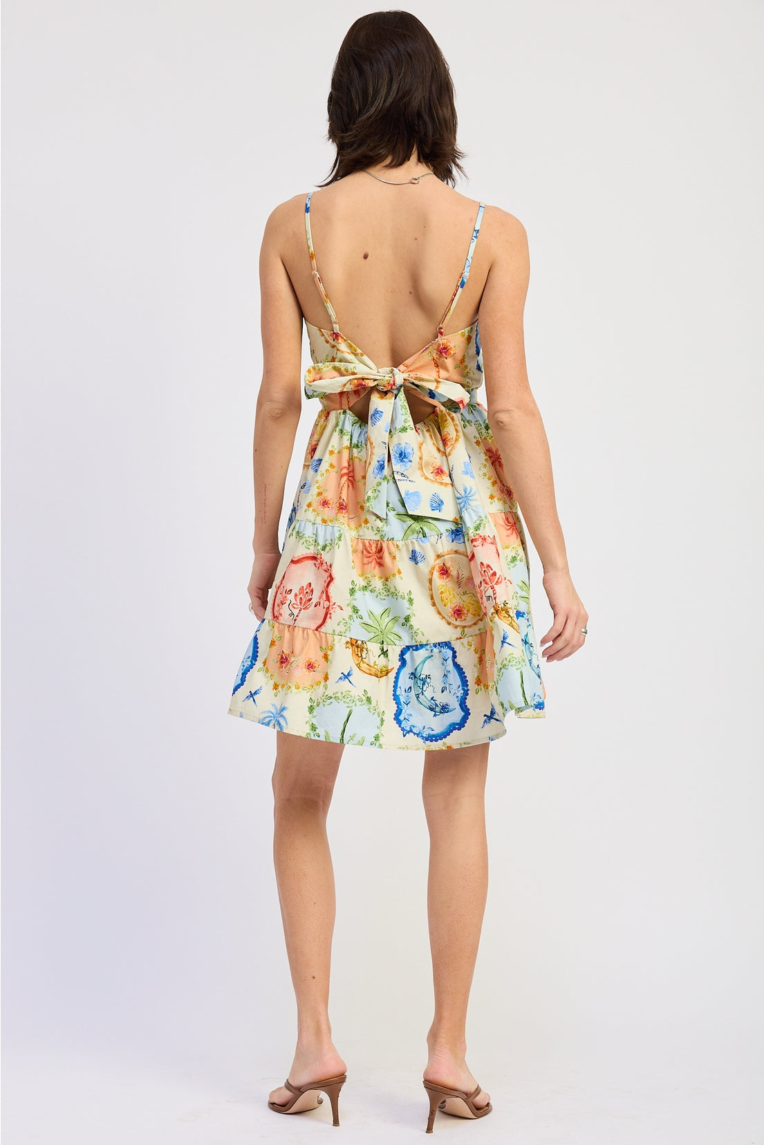 Mini Tropical Tier Dress