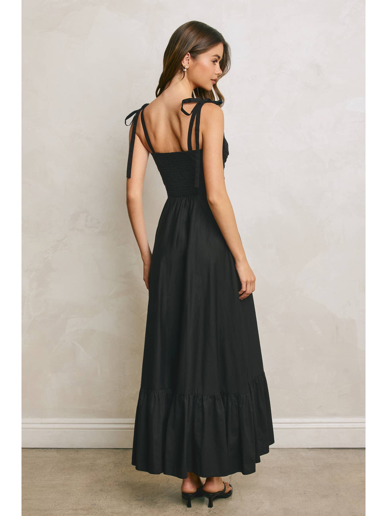 Poplin Sweetheart Maxi Dress