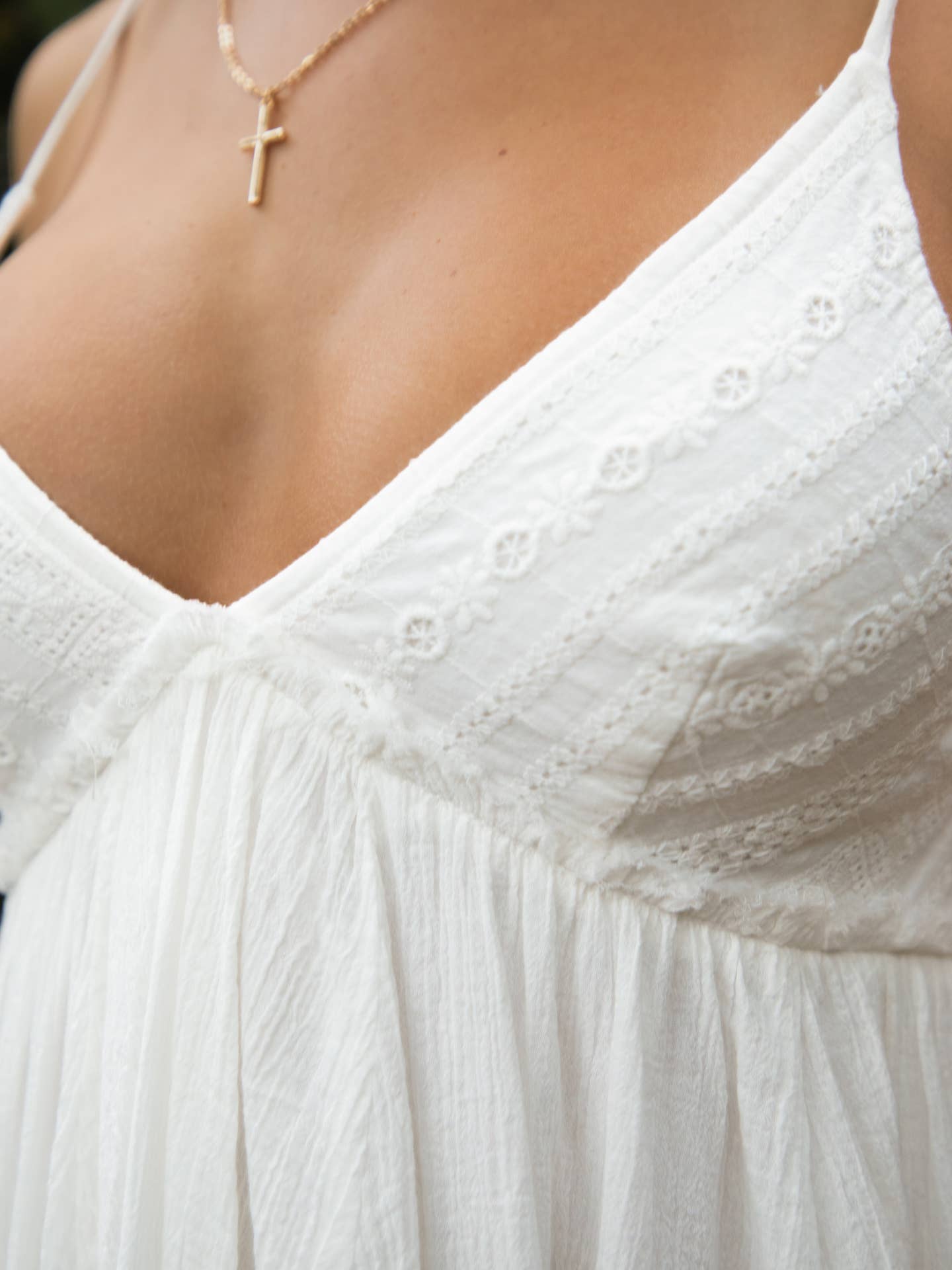 Frayed Hem Babydoll Dress