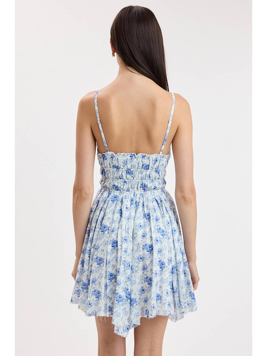 Floral Layered Mini Dress