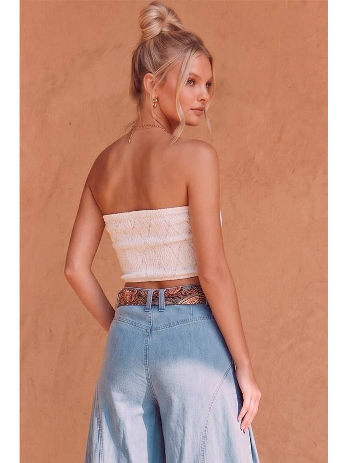 Lace Boho Bandana Tube Top