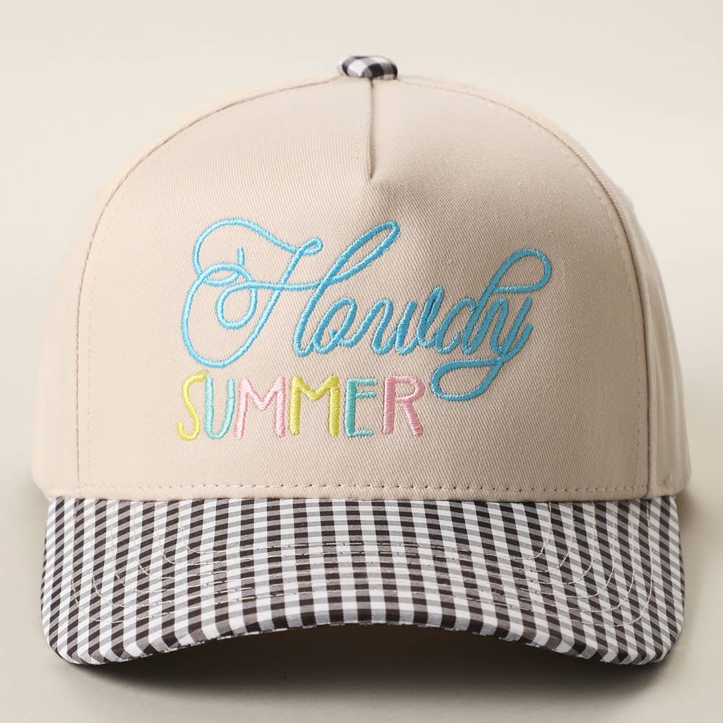 Embroidered Trucker Hat