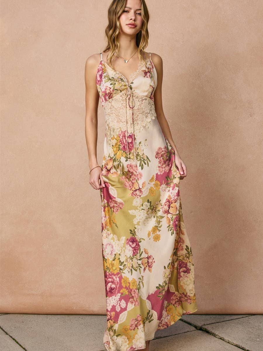 Meadow Romance Patch Maxi Dress
