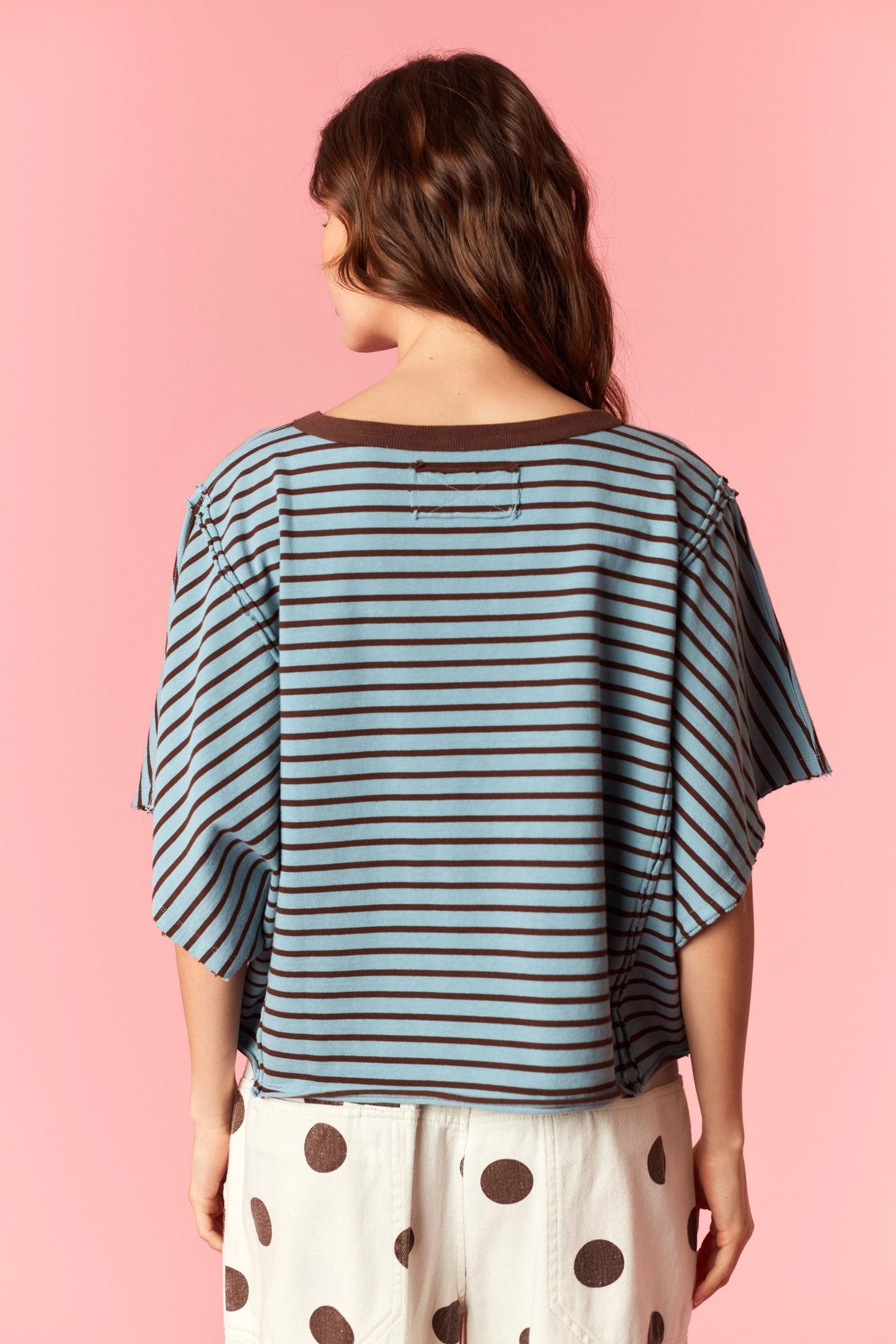 Stripe Dolman Tee
