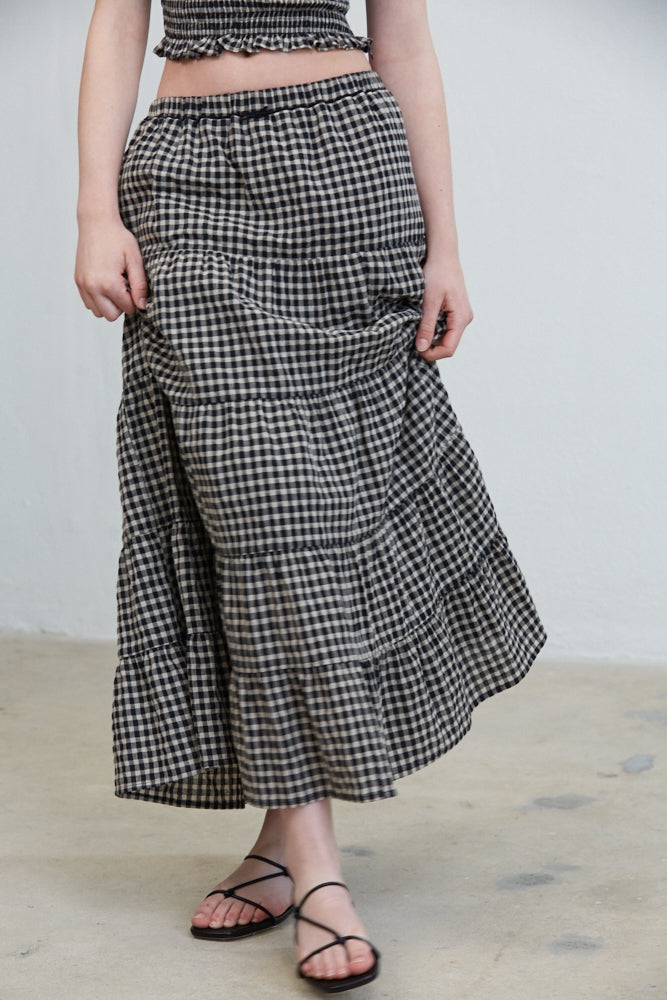 Hazel Smocked Top & Ruffle Skirt Set