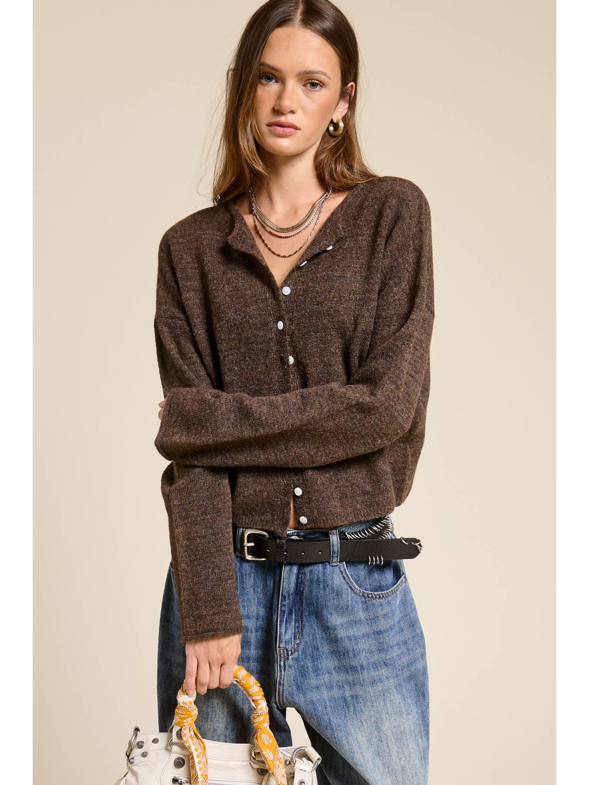 Soft Button Cardigan