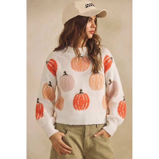 Pumpkin Patch Chunky Sweater