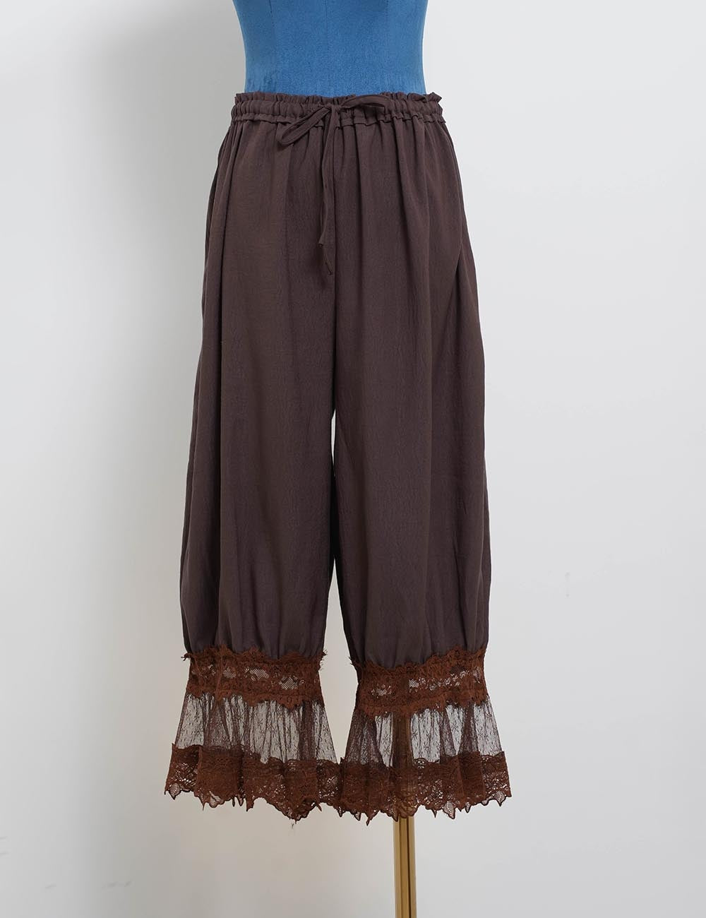 Lace Ballon Fit Crop Pants