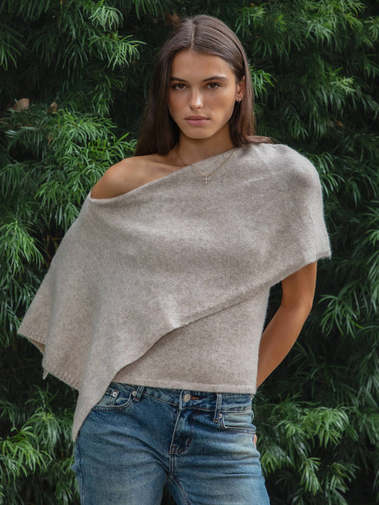 Knit Poncho Sweater