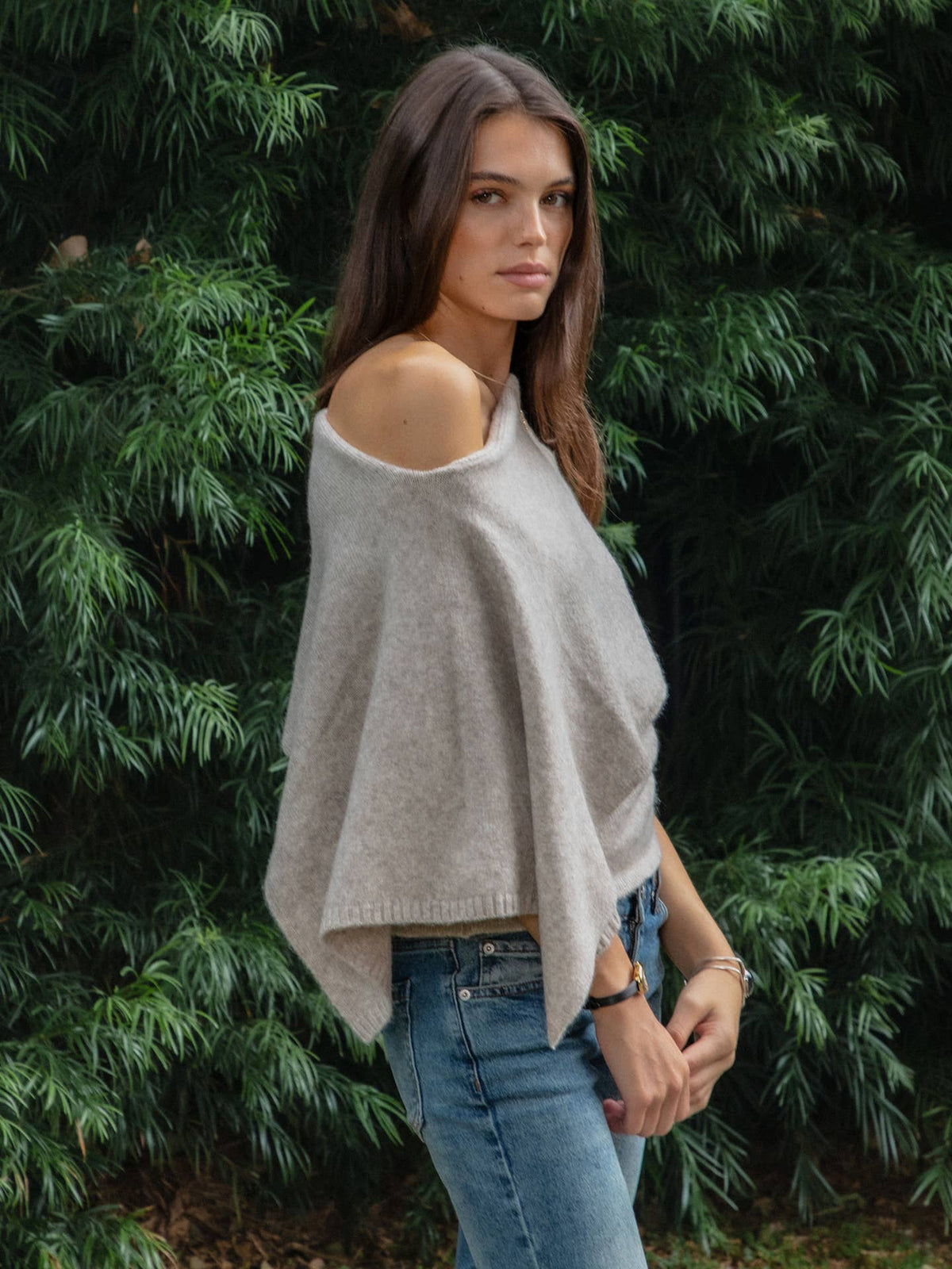 Knit Poncho Sweater