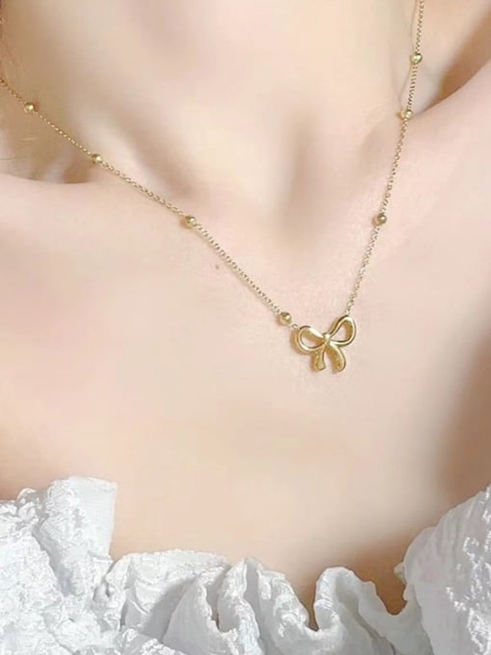 Trendy Bow Necklace