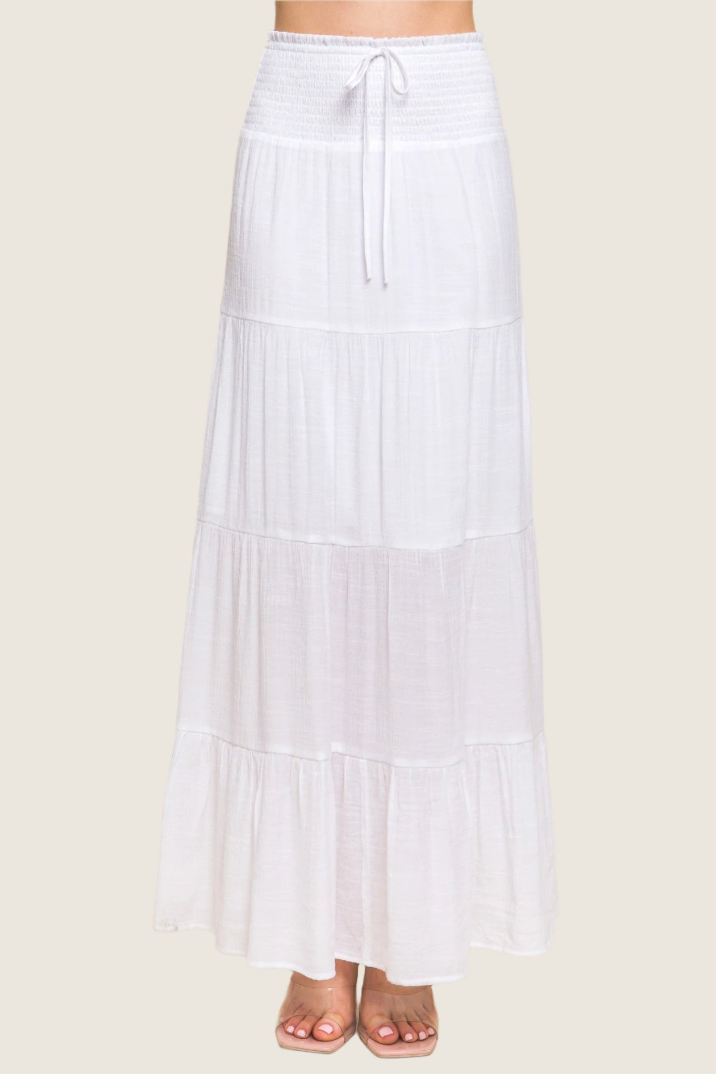 White Maxi Skirt