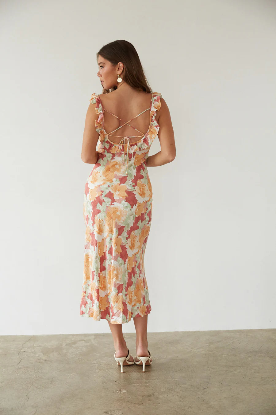 Rose Florals Maxi Dress