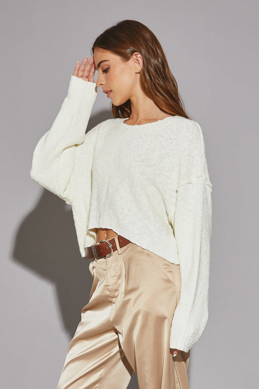 Ivory Sweater Top