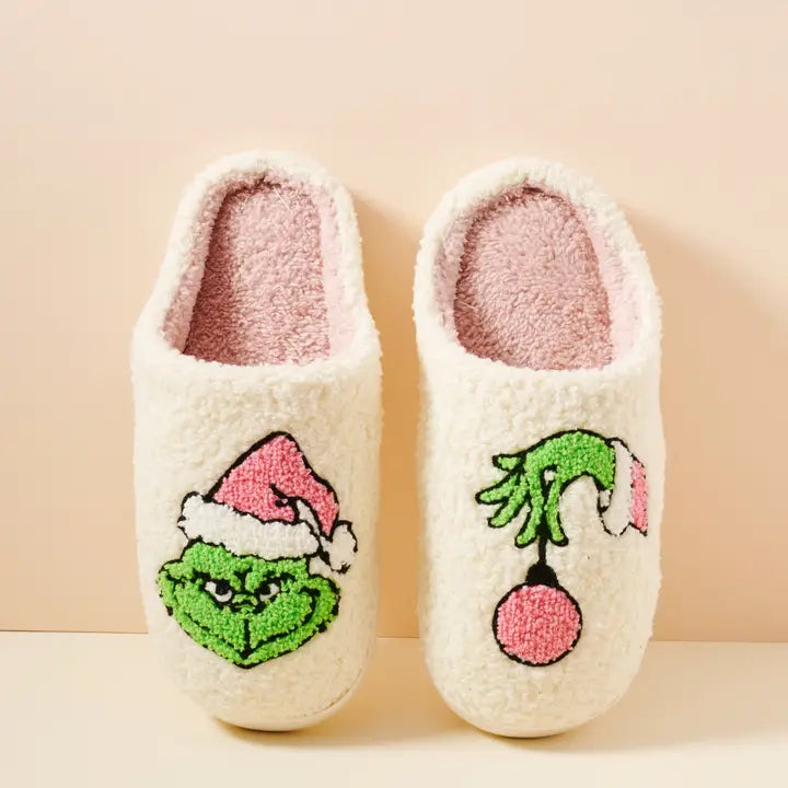 Grinchmas Cozy Slippers