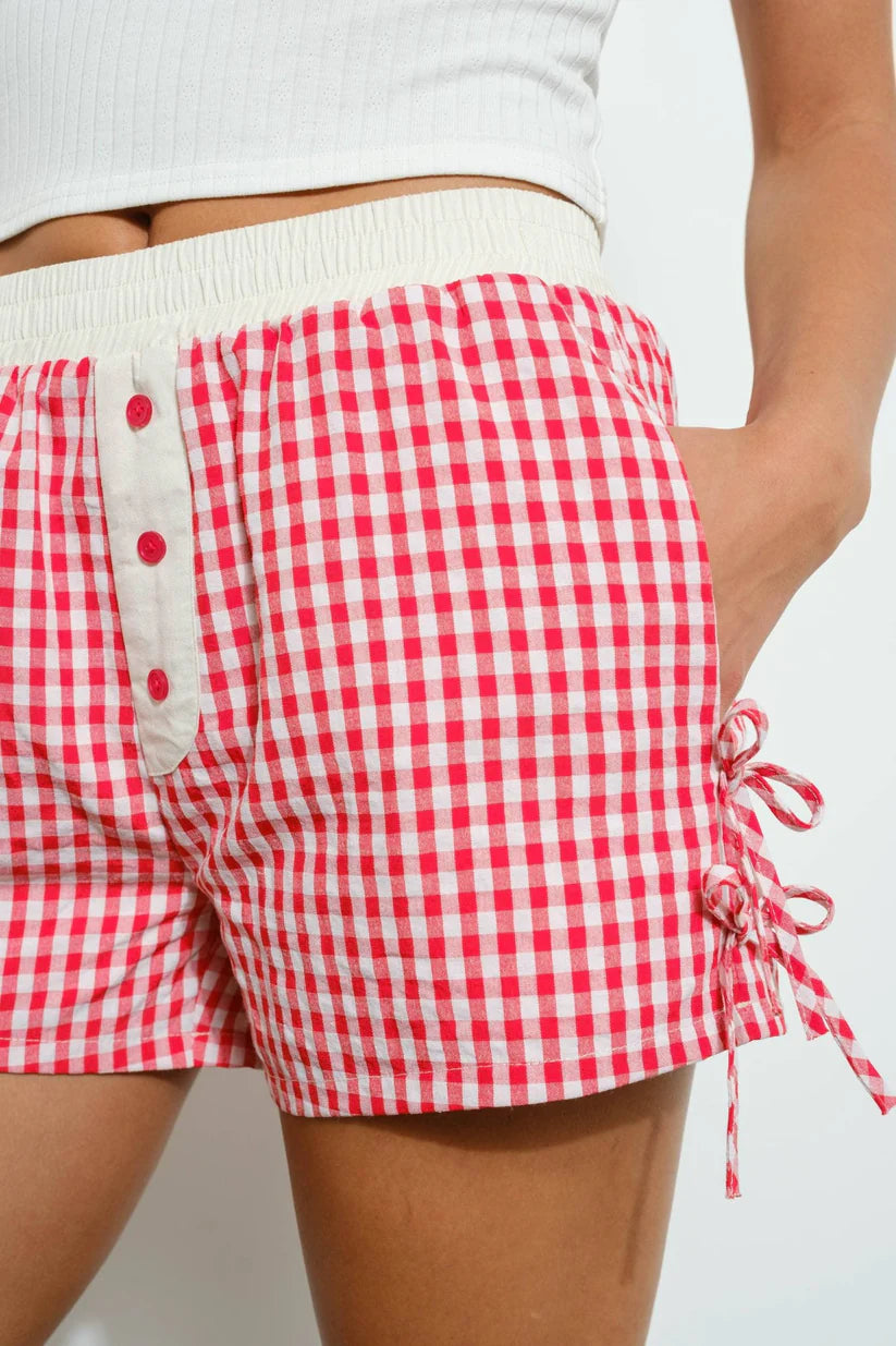 Gingham Boxer Shorts
