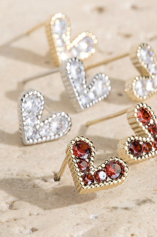 HEART EARRINGS,ACCESSORIES,EARRINGS, JEWELRY- DEFIANT