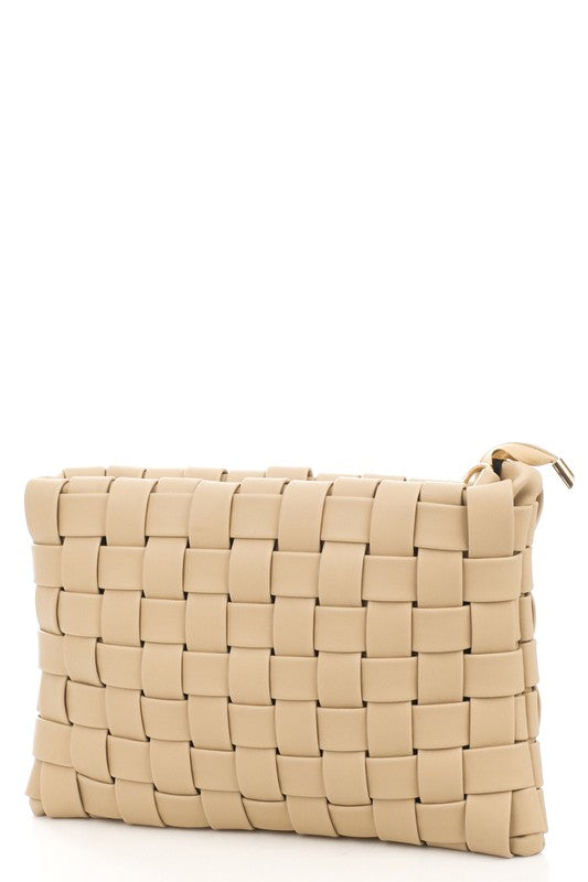 Jurnee Basket Weave Bag (Ivory),ACCESSORIES,HANDBAGS- DEFIANT
