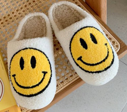 Smiley Face Slippers,Shoes,- DEFIANT