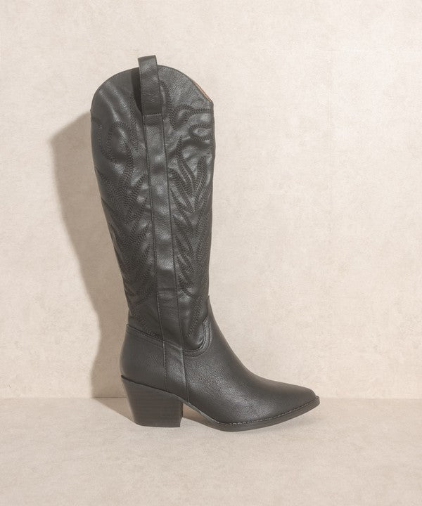 Samara  Embroidered Tall Boot,Shoes,SHOES- DEFIANT