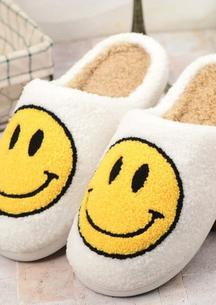 Smiley Face Slippers,Shoes,- DEFIANT