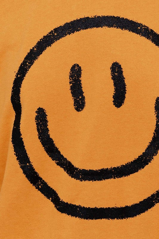 Smiley Sweatshirt,Tops,GRAPHIC TEE, GRAPHIC TEES, SWEATSHIRT- DEFIANT