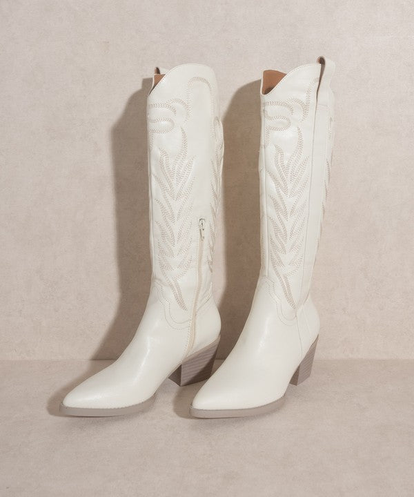 Samara  Embroidered Tall Boot,Shoes,SHOES- DEFIANT