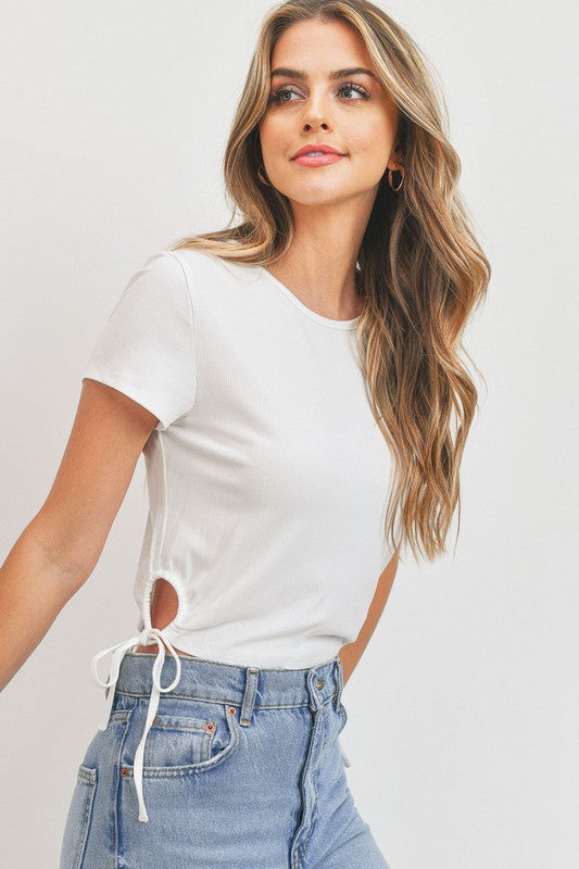 Ivory Baby Tee,Tops,BASIC, BASICS- DEFIANT