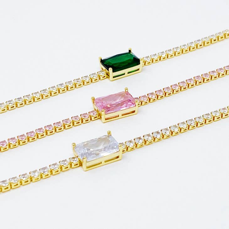 Precious Pendant Tennis Bracelet,Bracelets,Faire, Jan23- DEFIANT