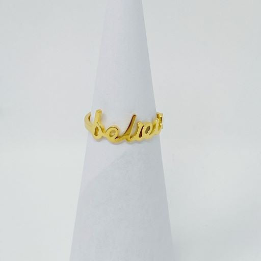 18K Gold Script Ring,Accessories,GOLD JEWELRY, JEWELRY, RINGS- DEFIANT