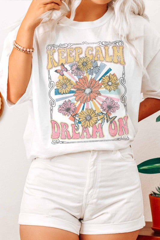 Keep Calm Oversize Tee,Tops,CASUAL, GRAPHIC TEE, GRAPHIC TEES, OVERSIZE- DEFIANT