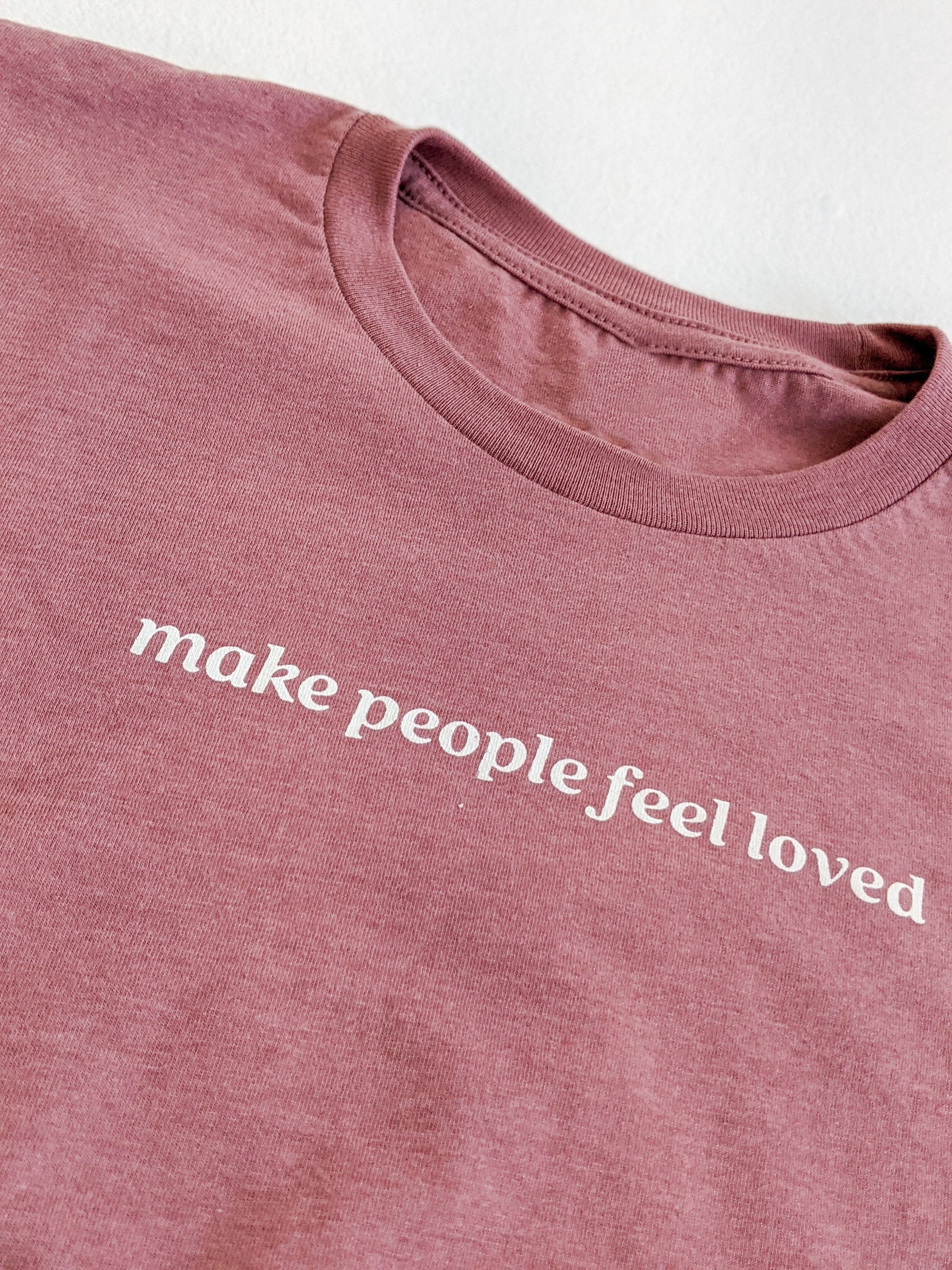 Make People Feel Loved Tee,Tops,CASUAL, GRAPHIC TEE, GRAPHIC TEES, SHORT SLEEVE, T-SHIRT, UNISEX- DEFIANT